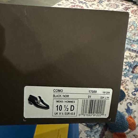 Florsheim Classic Black Slip-On Loafers - Picture 2 of 3